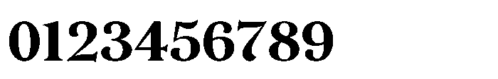 JUST Serif Bold Font OTHER CHARS