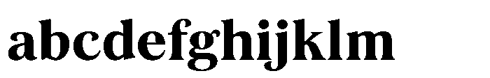 JUST Serif Bold FONT