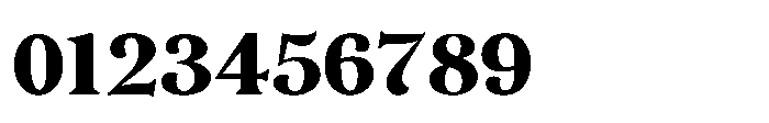 JUST Serif Extra Bold Font OTHER CHARS