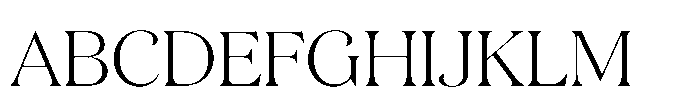 JUST Serif Extra Light Font UPPERCASE