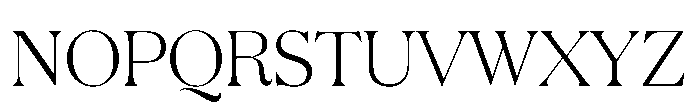 JUST Serif Extra Light Font UPPERCASE