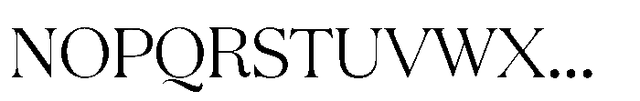 JUST Serif Light Font UPPERCASE