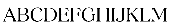 JUST Serif Regular Font UPPERCASE