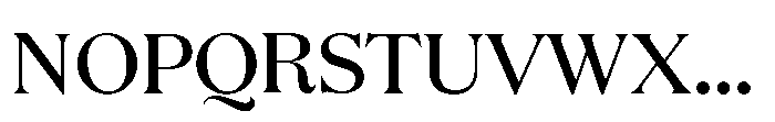 JUST Serif Variable Regular Font UPPERCASE