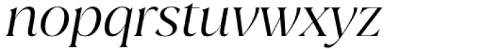 Juana Light Italic Font LOWERCASE