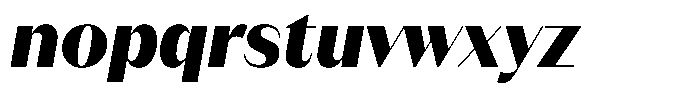 Juana Sans Black Italic Font LOWERCASE