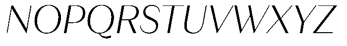 Juana Sans ExtraLight Italic Font UPPERCASE