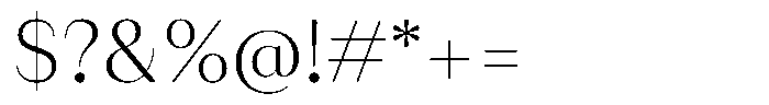 Juana Sans ExtraLight Font OTHER CHARS