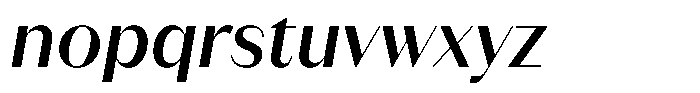 Juana Sans Medium Italic Font LOWERCASE