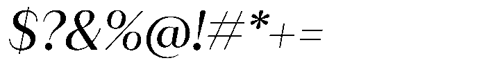 Juana Sans Regular Italic Font OTHER CHARS