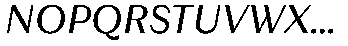 Juana Sans Text Regular Italic Font UPPERCASE