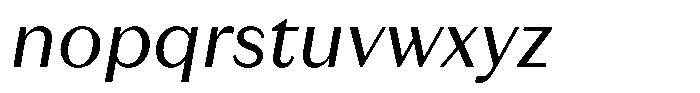 Juana Sans Text Regular Italic Font LOWERCASE