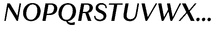 Juana Sans Text Semi Bold Italic Font UPPERCASE