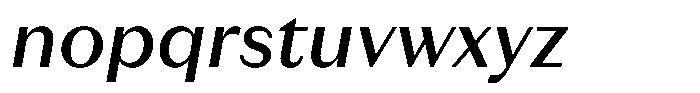 Juana Sans Text Semi Bold Italic Font LOWERCASE