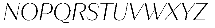 Juana Sans Thin Italic Font UPPERCASE