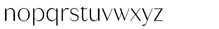 Juana Sans Thin Font LOWERCASE
