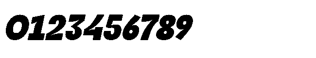 Jubble Black Italic Font OTHER CHARS