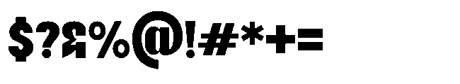 Jubble Black Font OTHER CHARS