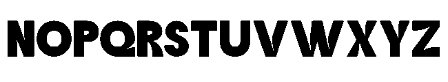 Jubble Black Font UPPERCASE