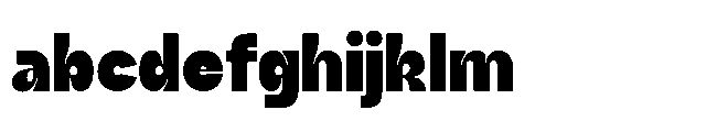 Jubble Black FONT