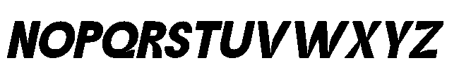 Jubble Bold Italic Font UPPERCASE