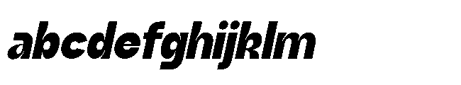 Jubble Bold Italic FONT