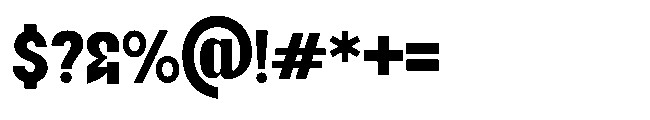Jubble Bold Font OTHER CHARS