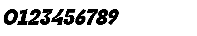 Jubble Extra Bold Italic Font OTHER CHARS