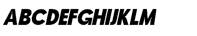Jubble Extra Bold Italic Font UPPERCASE