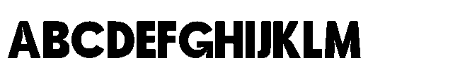 Jubble Extra Bold Font UPPERCASE