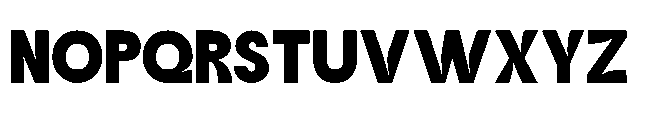 Jubble Extra Bold Font UPPERCASE
