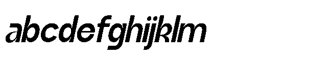 Jubble Light Italic FONT