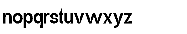 Jubble Light Font LOWERCASE