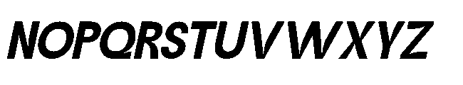 Jubble Medium Italic Font UPPERCASE