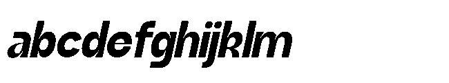 Jubble Medium Italic FONT