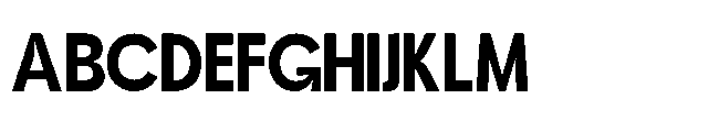 Jubble Medium Font UPPERCASE