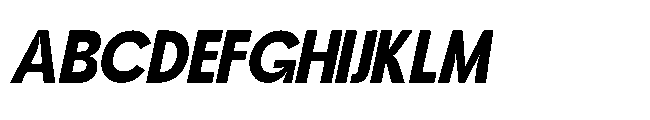 Jubble Semi Bold Italic Font UPPERCASE