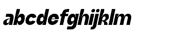 Jubble Semi Bold Italic FONT