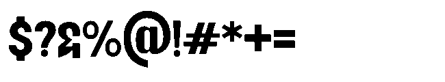Jubble Semi Bold Font OTHER CHARS