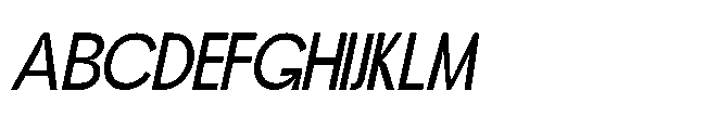 Jubble Thin Italic Font UPPERCASE