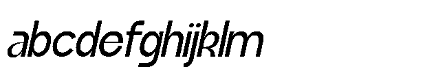 Jubble Thin Italic FONT