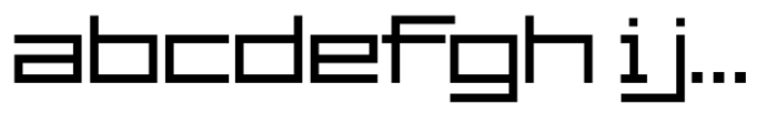 Jubilant Regular Font LOWERCASE