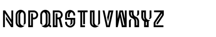 Jubrnilo Font UPPERCASE