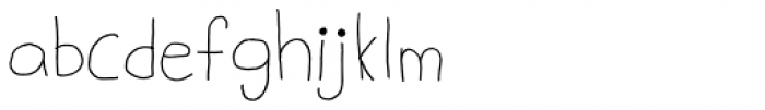 Judlebug Font LOWERCASE