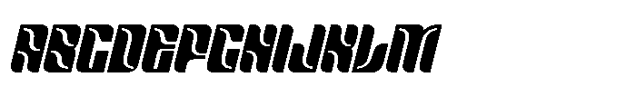 Juegas Italic Font UPPERCASE