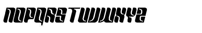 Juegas Italic Font UPPERCASE