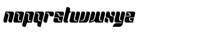 Juegas Italic Font LOWERCASE