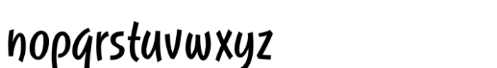 Juggler Regular Font LOWERCASE