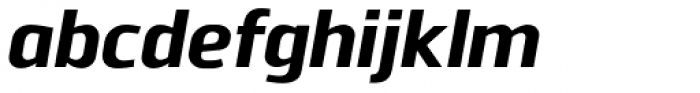 Juhl ExtraBold Italic Font LOWERCASE
