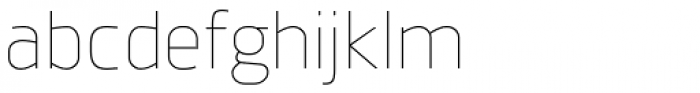 Juhl Thin Font LOWERCASE